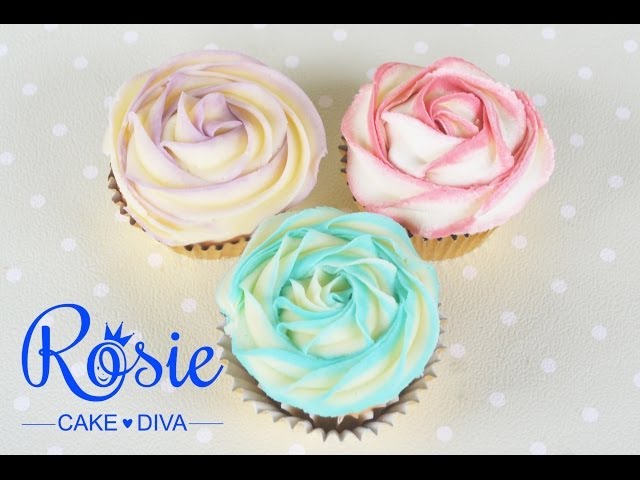 Rosette Cupcake Swirl - Piping Techniques - Cakes by Lynz | Rosette cupcakes,  Cupcakes piping techniques, Piping techniques