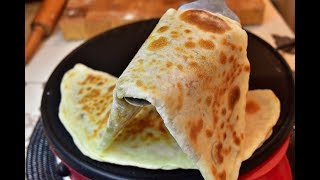 فطائر السبانخ على الصاج  على الطريقه التركيه(كوزلمه) من غير فرن ومن غير قلي عجينه رائعه Spinach Pies screenshot 2