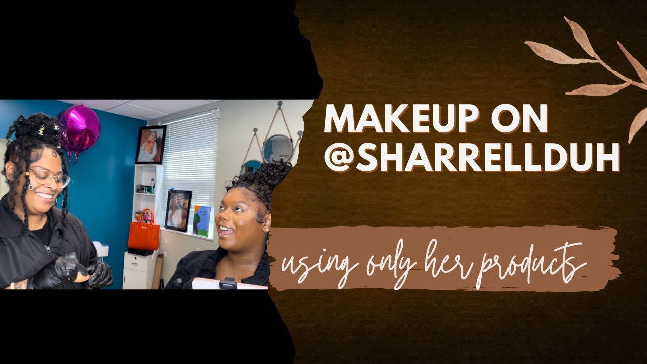 MAKEUP TIME w/ @sharrellduh USING ONLY HER PRODUCTS !!