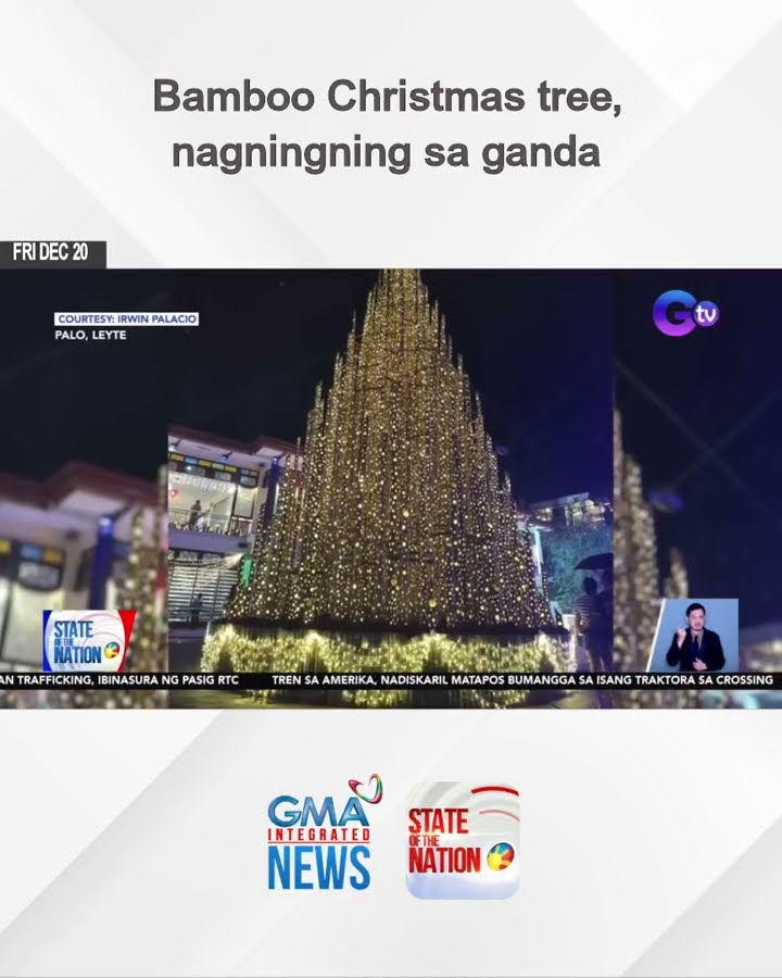 Bamboo Christmas tree, nagningning sa ganda | SONA