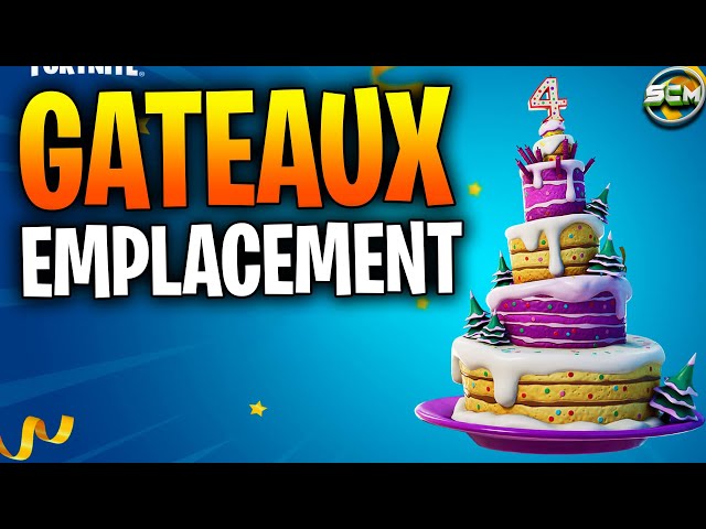 Où trouver les gâteaux d'anniversaire de Fortnite Saison 8