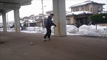 Throw back 180°　Free line skate