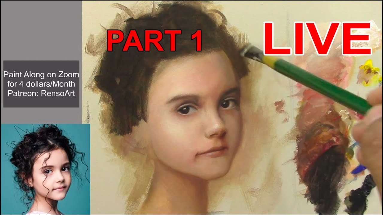 Acrylic Portrait - Part 1