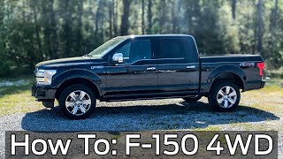 How To | Shift Ford F-150 Into Four Wheel Drive 4WD with Jonathan Sewell Sells at Mitchell Lincoln