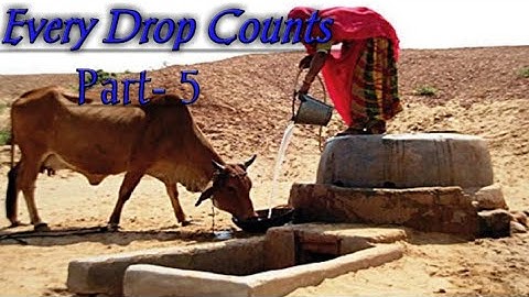 Every Drop Counts NCERT EVS chapter 6 - Details of water bill & Tarun Bharat Sangh