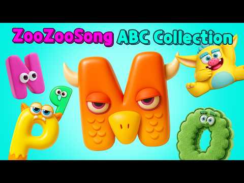 ZooZooSong ABC Monsters M–Q (3D) | Alphabet collection for kids
