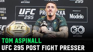 Tom Aspinall reveals back injury: “But I embrace fear with open arms” | UFC Press Conference