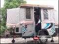 Sadiq basha  from kasaragod made tent trailer
