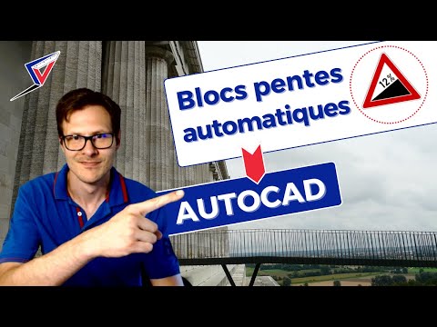 Bloc pentes automatiques Autocad