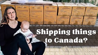 Should you ship things when you move to Canada