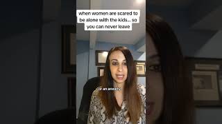 when you're scared to be alone with your kids