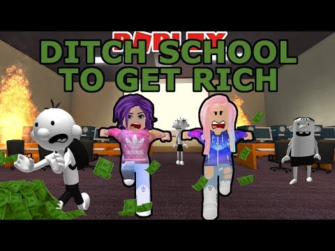 Roblox: Ditch School to Get Rich 💵 / Adventure Parkour Obby / All Levels