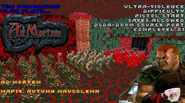 DWMegawad Club Playthrough: Ad Mortem - MAP14 - Autumn Mausolemn