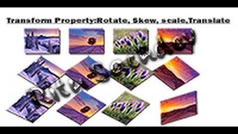 Css3- 2D Transform Property