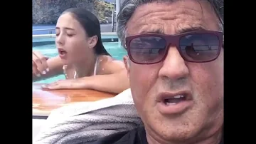Sly Stallone - Some beautiful moments with my daughters