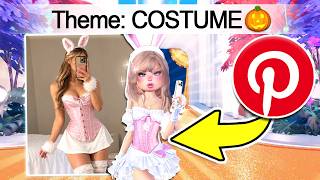ONLY Using HALLOWEEN PINTEREST OUTFITS in DRESS to IMPRESS