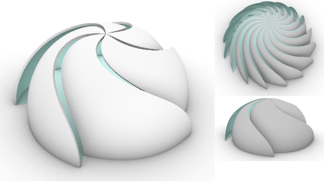 Parametric dome in Grasshopper | Maelstrom shape