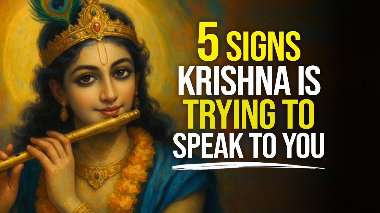 5 Signs Krishna is Talking To You | Are You Listening?