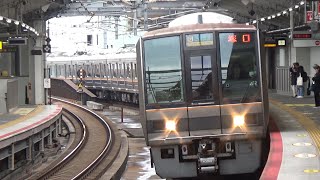 【オリジナル顔通過！】学研都市線 207系 区間快速塚口行き 鴫野駅