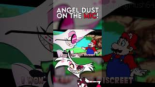 HAZBIN HOTEL vs. HOTEL MARIO PART 1 #shorts #rapbattle #hazbinhotel #angeldust #mario #gamingplush64
