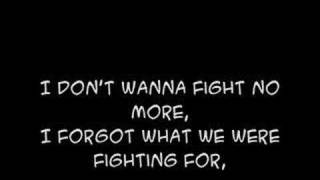 I don't wanna fight Westlife chords