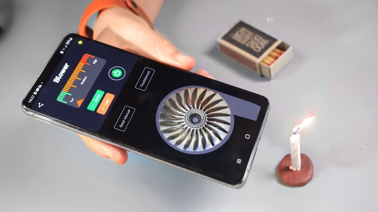 HOW THE SMARTPHONE APP MAY BLOW A CANDLE? YouTube