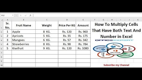 How To Multiply Cells if have Text And Number in cell #how #howto #pakistan #trending #tiktok