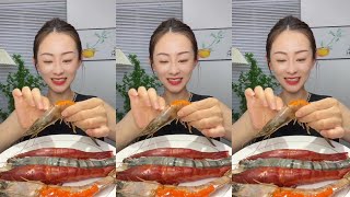 Yummy 131: eat crab shrimp Olleat sea food|| food eating mukbang