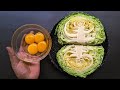 Just add eggs with cabbage its so delicious  simple breakfast recipe  5 mnts cheap  tasty snacks