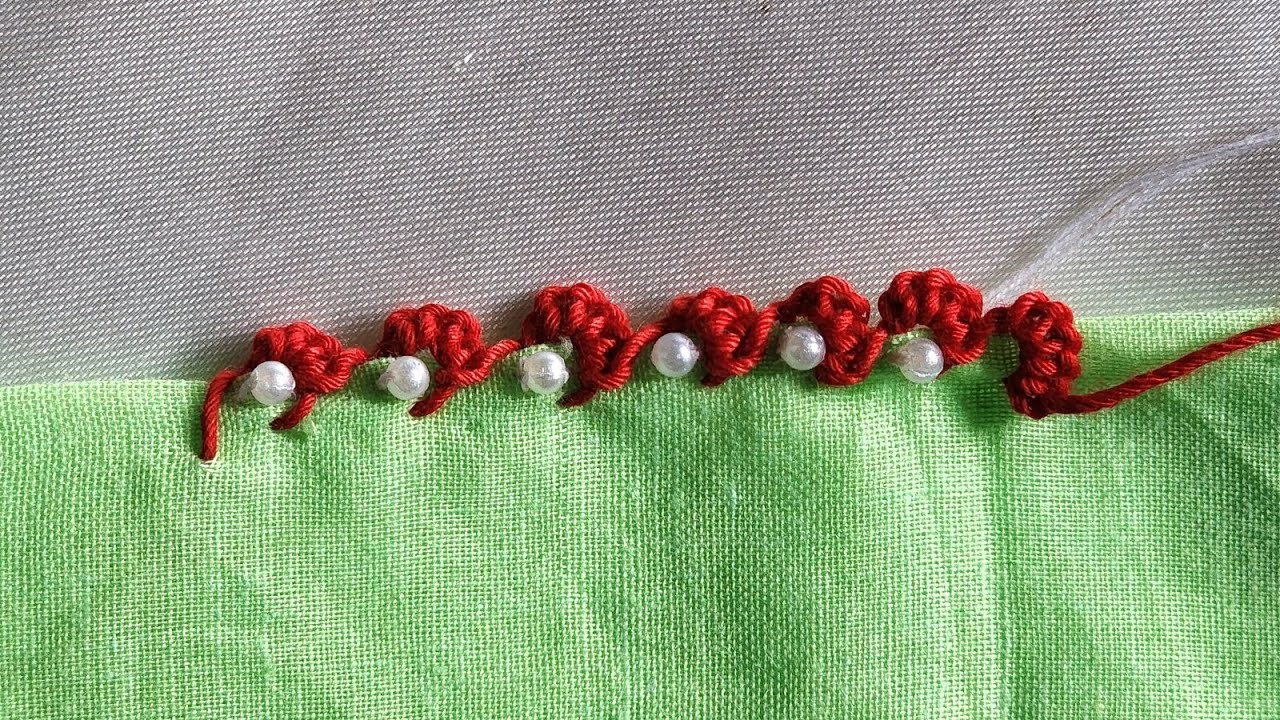 Randa Embroidery ||Beginners Lace Design ||Make Border Design ||Embroidery Designs