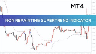 Non Repainting SuperTrend Indicator for MT4 - FAST REVIEW