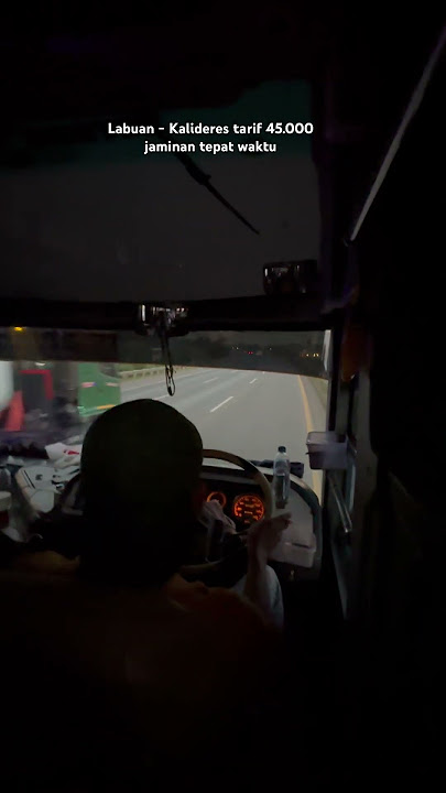 Segini kecepatan bus Asli Prima Labuan - Kalideres ketika dijalan tol bikin merinding #trending