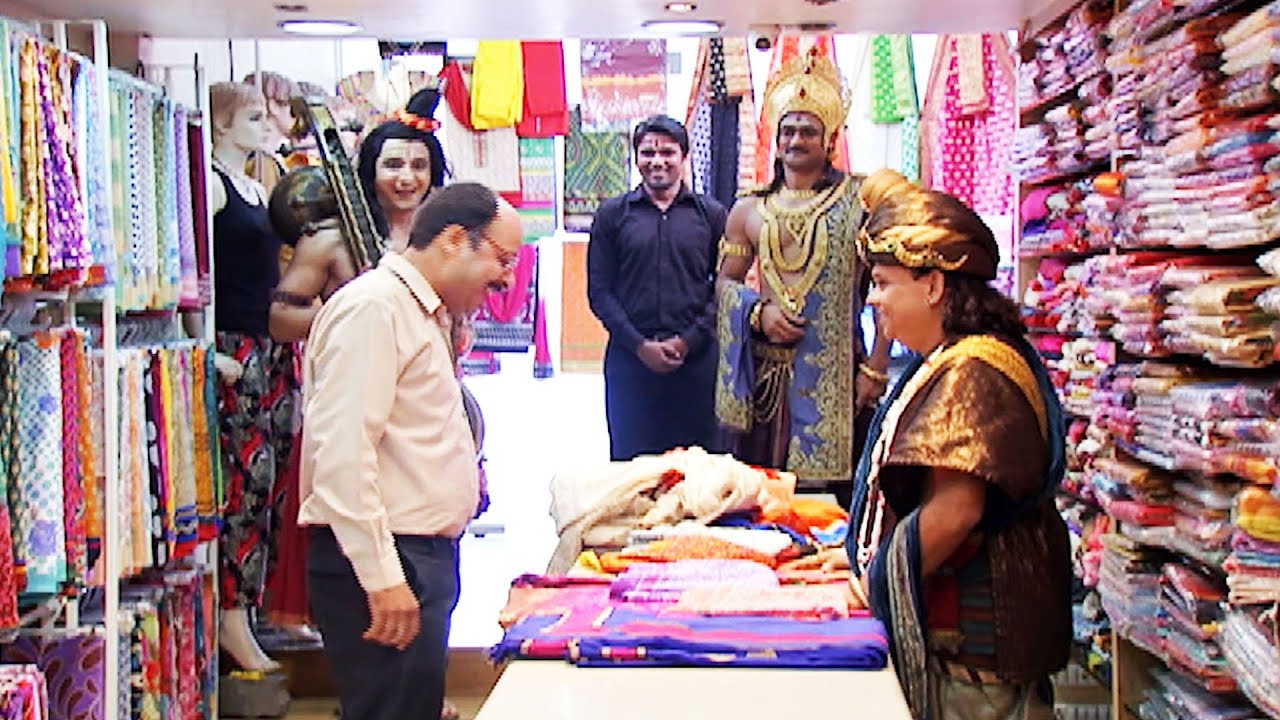 यमराज जी और चित्रगुप्त जी ने मिलकर खोली साड़ी की दूकान ! | यम हैं हम | Yam Hain Hum