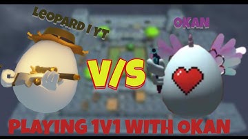 PLAYING 1V1 🔫 WITH THE TWITCH STREAMER OKAN IN SHELL SHOCKERS 🥚.