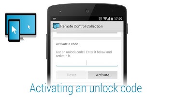 Remote Control Collection - Activating a code