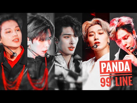 panda:; 99' line - ateez [fmv]