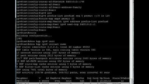 ipv6peeringproject Cisco ipv6 BGP howto