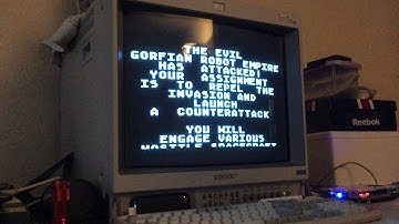 Atari 800XL FPGA atari800core 20140118 sof Gorf fails to run