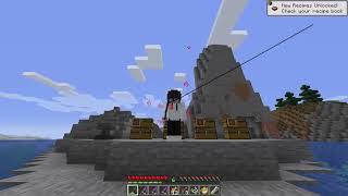 Difference between no enchants and all the level Luck of the sea while fishing. (Unedited video)