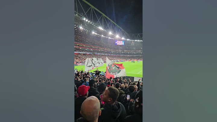 Arsenal fans "Allez Allez" VS PSG #arsenal #football #chant #afc #gunners #emirates
