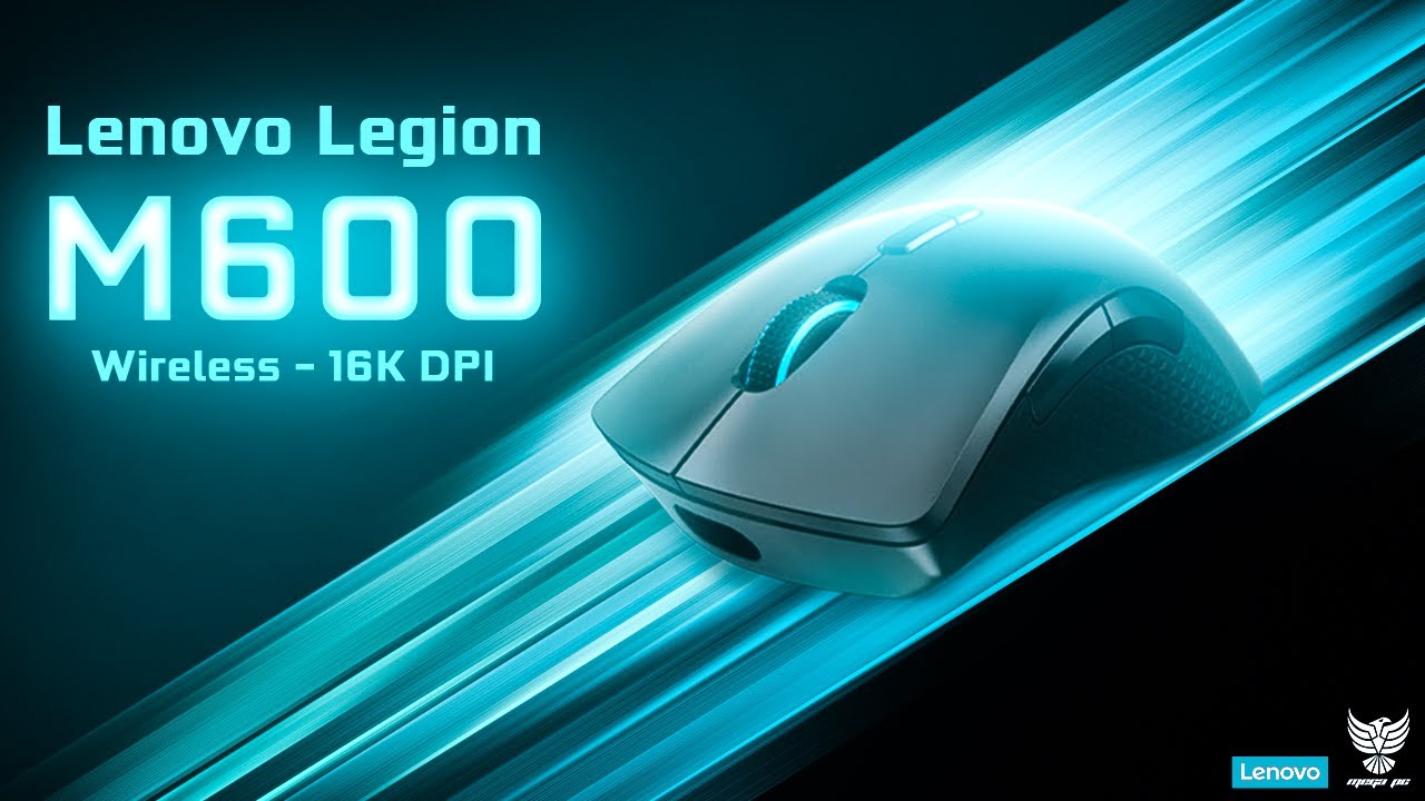 Lenovo Legion M600 Gaming Mouse - Souris - ergonomique - droitiers et  gauchers - optique - 9 boutons - sans fil, filaire 