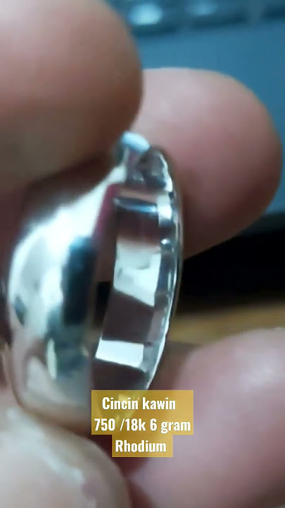 Cincin Kawin emas putih 18k 6 gram #shorts #cincinemas #cincinkawin