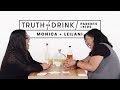 Parents and Kids Play Truth or Drink (Monica & Leilani) | Truth or Drink | Cut
