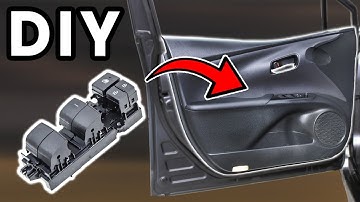 DIY 2017-2022 Toyota Prius Driver Window Switch Replacement | Replace Prius Prime Window Switch