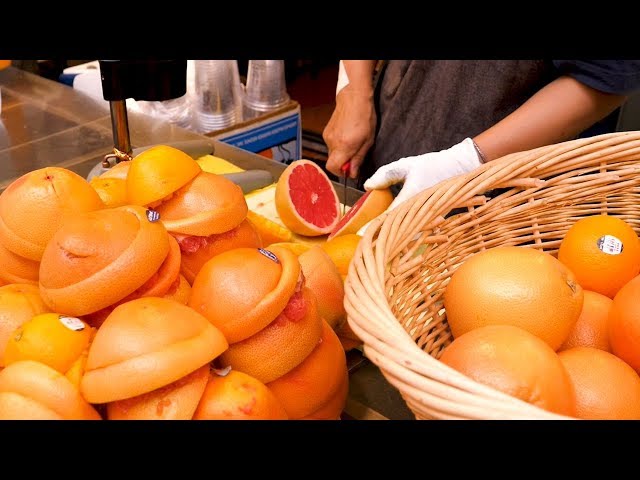 Grapefruit ade juice - Korean street food