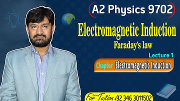 9702 A2 Physics Chapter Electromagnetic Induction | Topic Faradays Law | Lec 1 #law #physics #virel