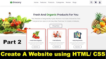 How to create a website using HTML and CSS | Create a Responsive Website Using HTML,CSS & JavaScript
