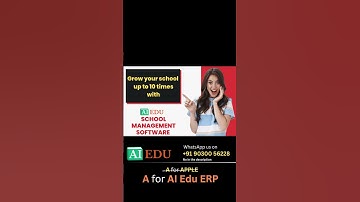 AI Edu ERP - Grow Your Institute With AI Edu ERP School and College Management Software