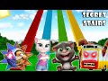 Where do lead CURSED SECRET STAIRS in MINECRAFT ? BUS EATER TALKING ANGELA TOM SUN AND MOON FNAF 9