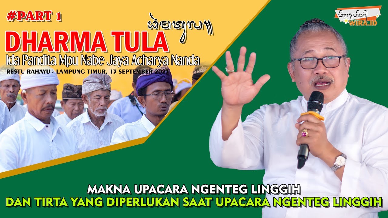 Tirta Apa Saja Yang Diperlukan Saat Upacara Ngenteg Linggih Ida Pandita Mpu Nabe Jaya Acharya Nanda